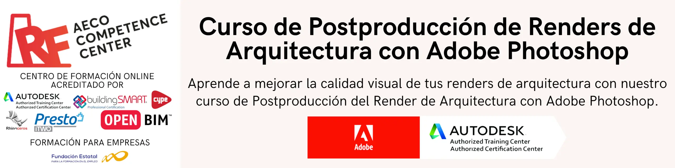Postproducción del Render de Arquitectura con Adobe Photoshop - RF AECO Competence Center