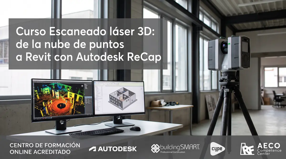 Curso Escaneado láser 3D de la nube de puntos a Revit con Autodesk ReCap