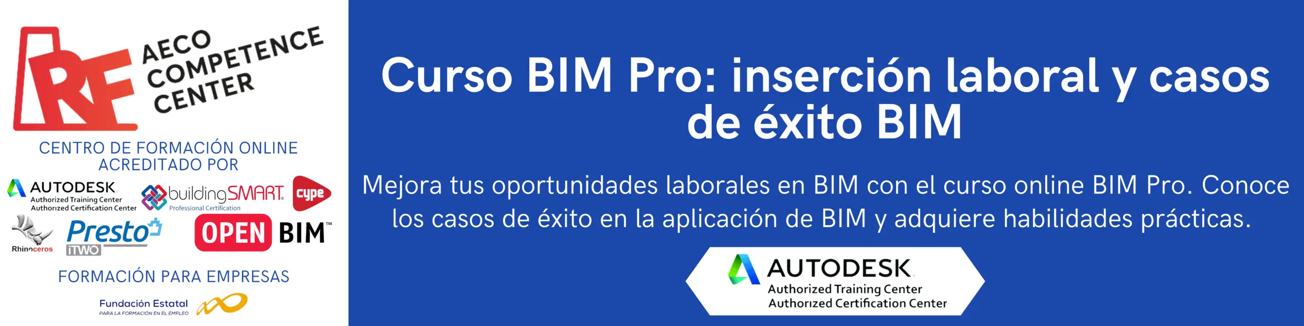 BIM Pro: inserción laboral y casos de éxito en BIM - RF AECO Competence Center