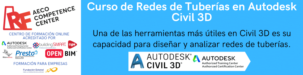 Curso Redes de Tuberías en Autodesk Civil 3D