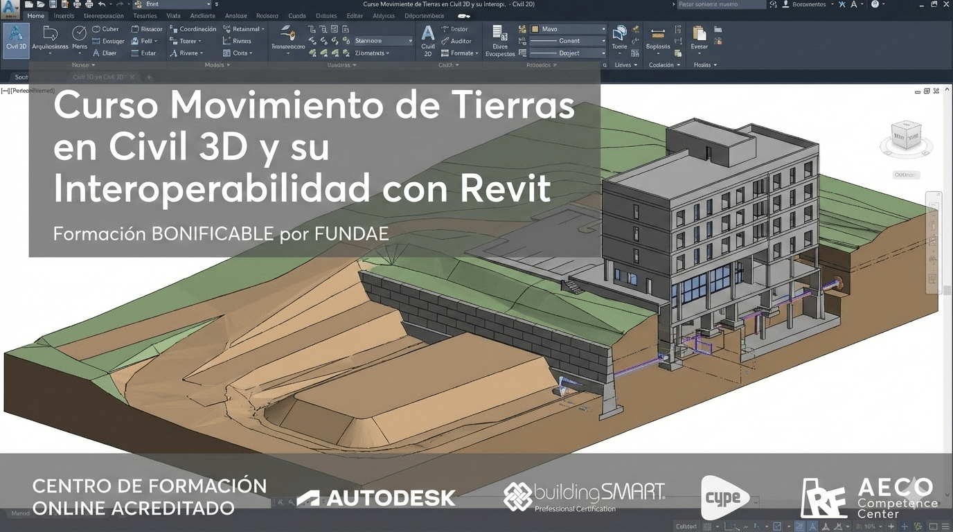 Curso Movimiento de Tierras en Civil 3D y su Interoperabilidad con Revit - RF AECO Competence Center