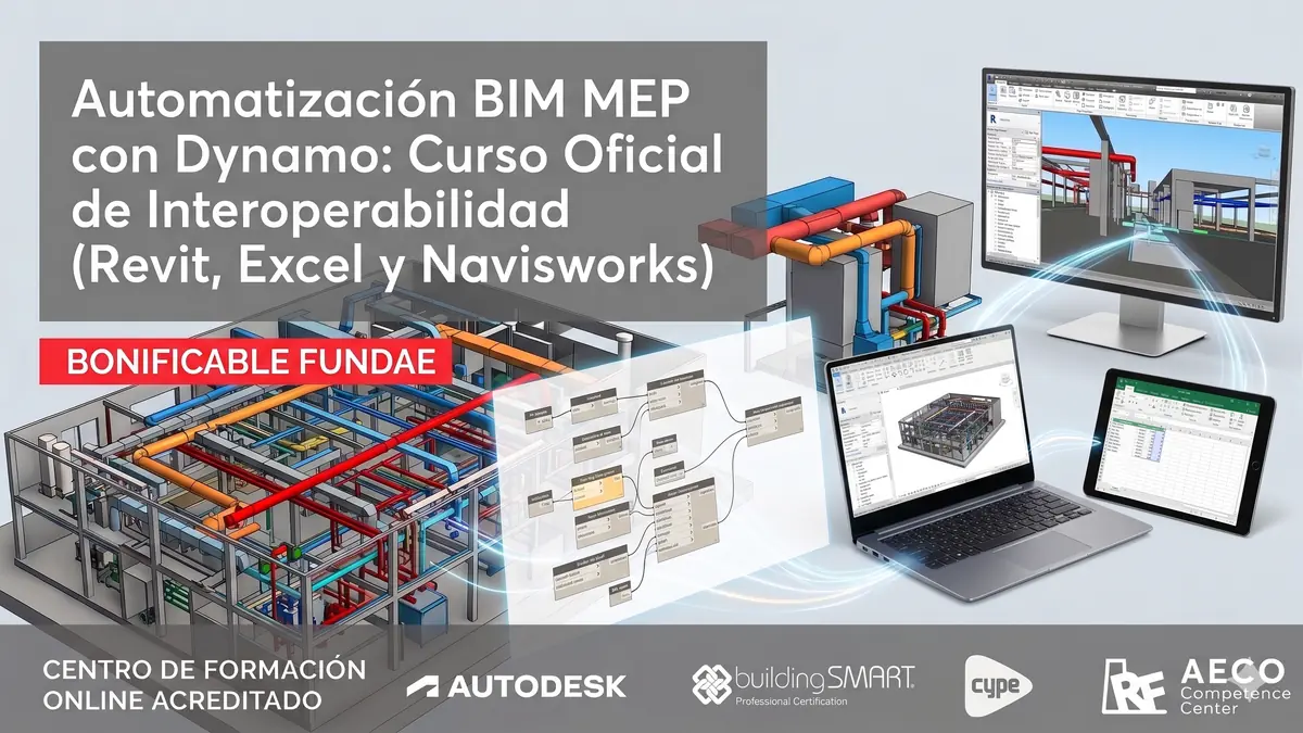 Automatización BIM MEP con Dynamo Curso Oficial de Interoperabilidad (Revit, Excel y Navisworks)_resultado