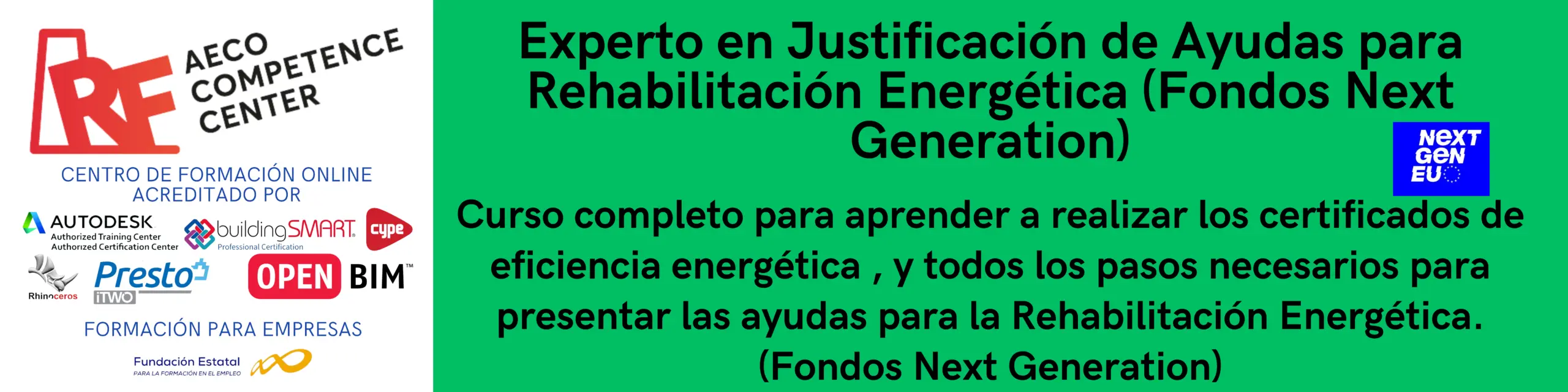 Fondos Next Generation - RF AECO Competence Center