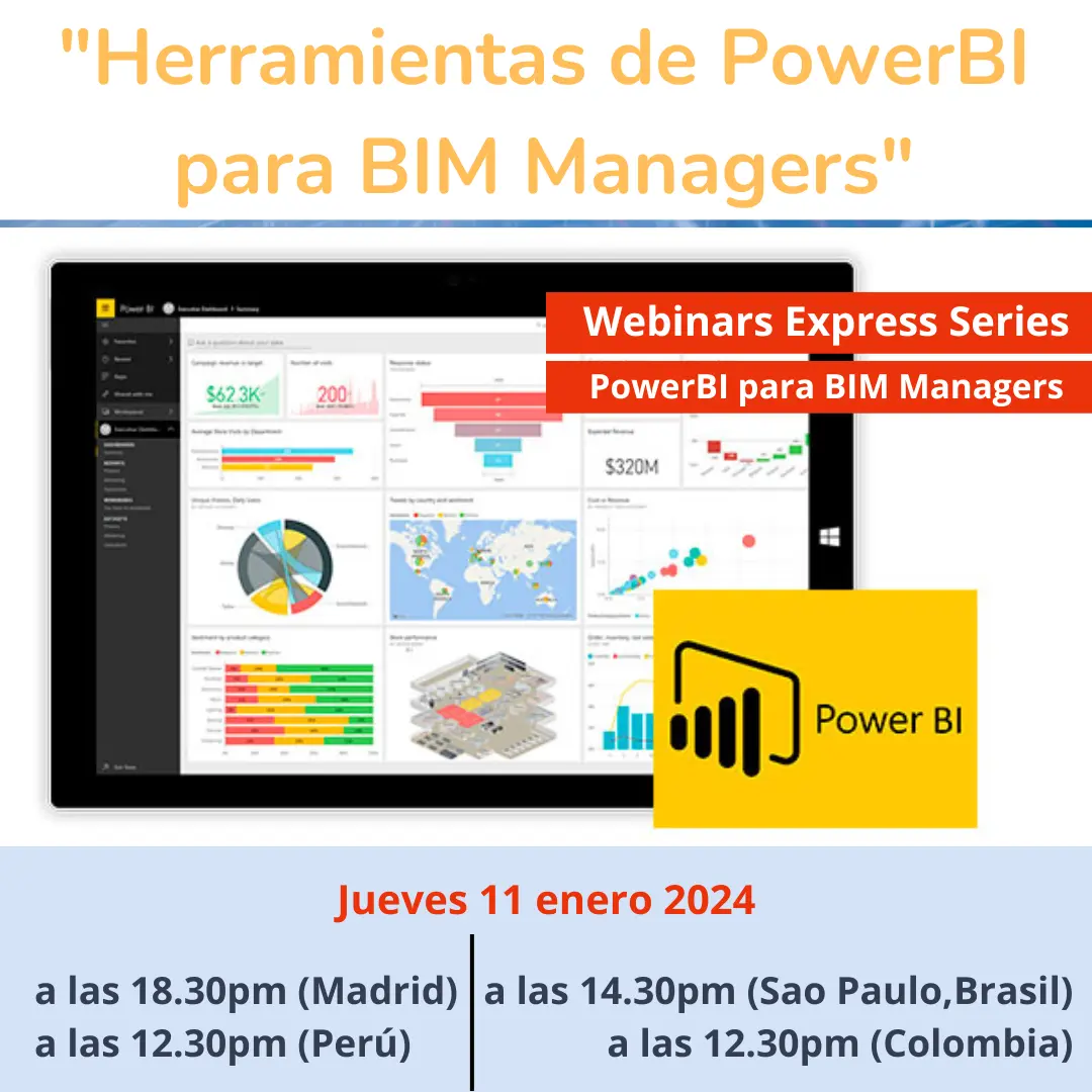 Webinar Herramientas Power BI, para BIM Managers