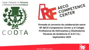 RF AECO Competence Center y el Colegio Profesional de Delineantes y Diseñadores Técnicos de Andalucía (C.O.D.T.A.) firman un convenio de colaboración