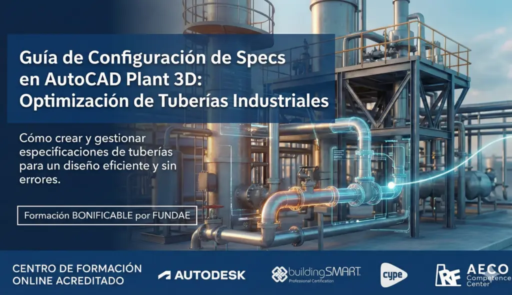 Configuración de Pipe Specs en AutoCAD Plant 3D